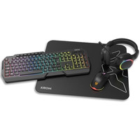 KROM KENTA PC Combo Gaming 4 en 1 RGB Negro-6IA KROM KENTA PC Combo Gaming 4 en 1 RGB Negro