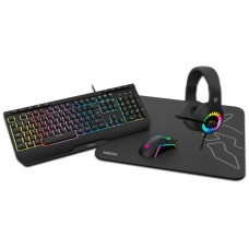 PACK KROM 4 EN 1 RGB KENYA GAMING COMBO