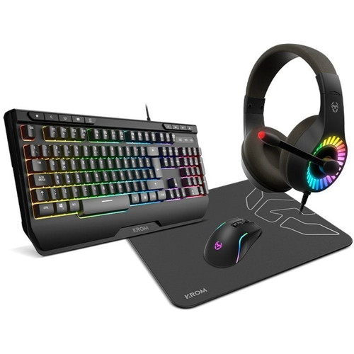 KROM KIT GAMING 4 en 1 KENYA. RGB-MR6 KROM KIT GAMING 4 en 1 KENYA. RGB