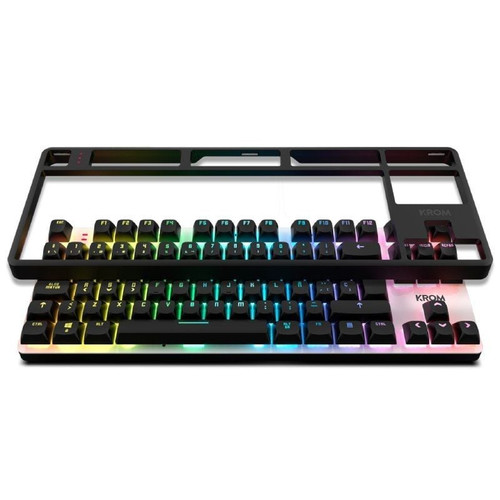TECLADO KROM KERNEL PRO MINI INALAMBRICO RETROILUMINADO MECANICO NEGRO