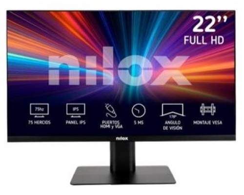 MONITOR 21.5" NILOX 5MS VGA HDMI DESPRECINTADO