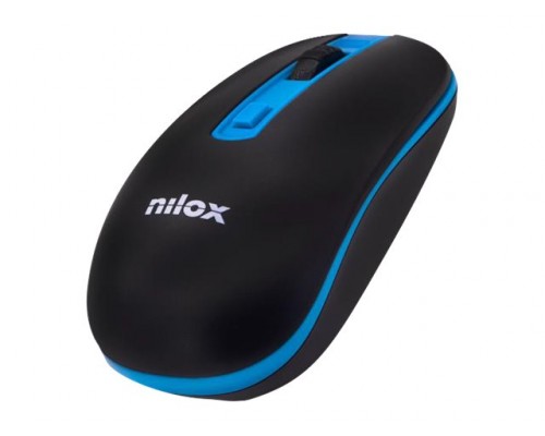 RATON NILOX WIRELESS NEGRO-AZUL 1.000 DPI