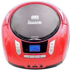 LAUSON NXT966 ROJO / REPRODUCTOR RADIO CD CON ALTAVOCES INCORPORADOS-M05 LAUSON NXT966 ROJO / REPRODUCTOR RADIO CD CON ALTAVOCES INCORPORADOS