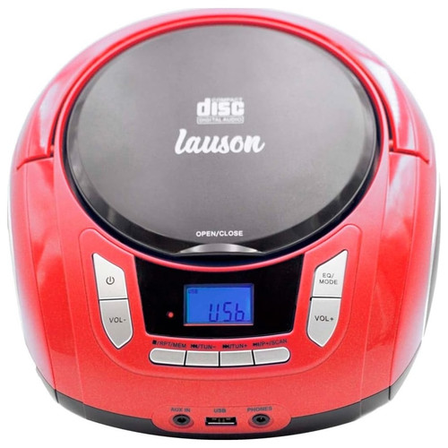 LAUSON NXT966 ROJO / REPRODUCTOR RADIO CD CON ALTAVOCES INCORPORADOS-M05 LAUSON NXT966 ROJO / REPRODUCTOR RADIO CD CON ALTAVOCES INCORPORADOS