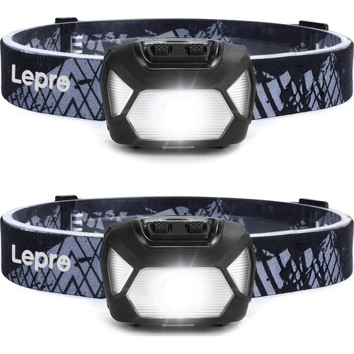 LINTERNA FRONTAL LED LEPRO 320015-2 PACK 2