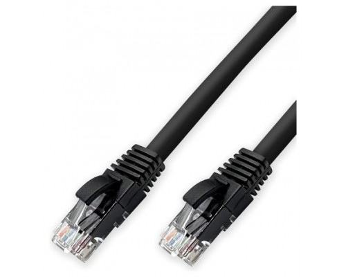 EWENT CABLE CAT.6 U/UTP, CCA, AWG24/1 LSZH NEGRO 3M