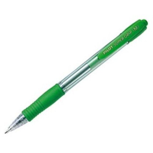 BOLIGRAFO RETRACTIL SUPERGRIP 1.0MM VERDE PILOT BPGP-10R-M-G-MR0 BOLIGRAFO RETRACTIL SUPERGRIP 1.0MM VERDE PILOT BPGP-10R-M-G