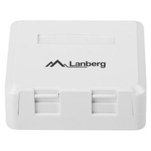 ROSETA DE SUPERFICIE LANBERG PARA 2 MODULOS KEYSTONE-DI0 ROSETA DE SUPERFICIE LANBERG PARA 2 MODULOS KEYSTONE