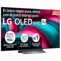 LG OLED EVO AI C5 / TELEVISOR SMART TV 55" OLED / 120HZ (VRR 144HZ) / UHD 4K HDR-96M0 LG OLED EVO AI C5 / TELEVISOR SMART TV 55" OLED / 120HZ (VRR 144HZ) / UHD 4K HDR
