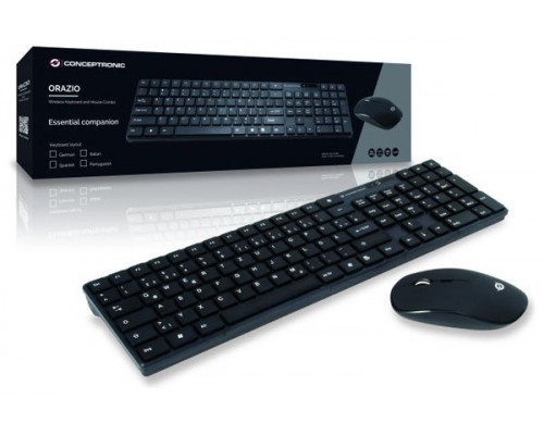 Pack Teclado Y Mouse Wireless Conceptronic Orazio