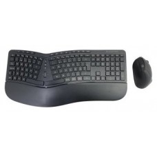 Pack Teclado Y Mouse Wireless Ergonomico Conceptronic