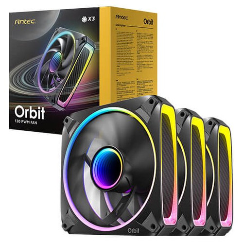 Antec Orbit 120 ARGB FAN Carcasa del ordenador Ventilador 12 cm Negro-DI16 Antec Orbit 120 ARGB FAN Carcasa del ordenador Ventilador 12 cm Negro