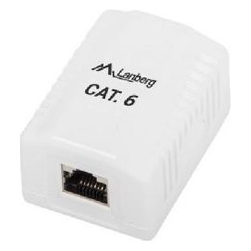 ROSETA DE SUPERFICIE LANBERG CAT.6 FTP 1X TOMA RJ45 BLANCO-DI1 ROSETA DE SUPERFICIE LANBERG CAT.6 FTP 1X TOMA RJ45 BLANCO