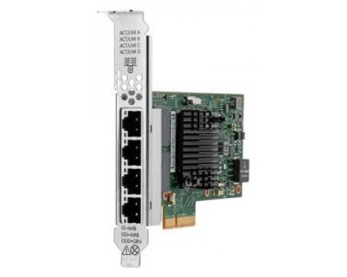 TARJETA DE RED HP I350-T4 PCIE 2.0X4 GIGABYTE ETHERNET