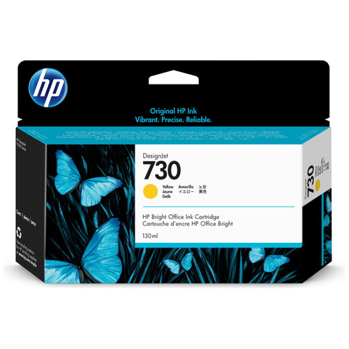Cartucho hp nº 730 amarilo 130ml-MR17 Cartucho hp nº 730 amarilo 130ml