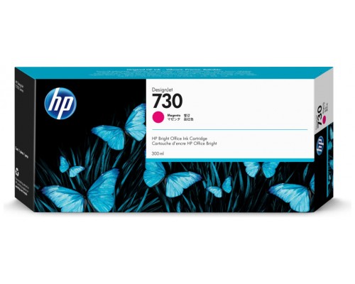 HP Cartucho de tinta DesignJet 730 magenta de 300 ml