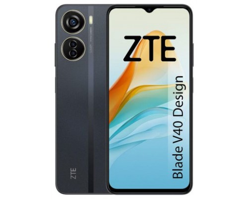 ZTE BLADE V40 DESIGN NEGRO 4G / 6,58FHD+ / OC 2GHZ / 128 GB ROM/ (6+5)GB RAM / 50+2+2MP