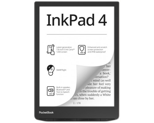 Ebook pocketbook inkpad 4 7.8pulgadas 32gb