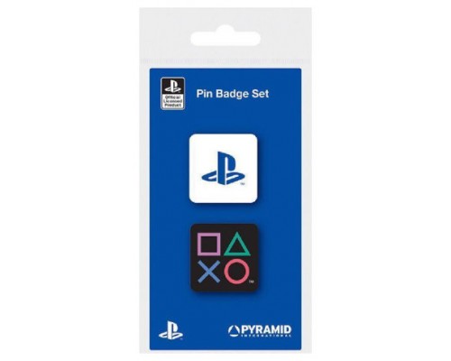 JUEGO DE PINES ESMALTADOS PLAYSTATION FORMAS PYRAMID REDSTRING PBE5607