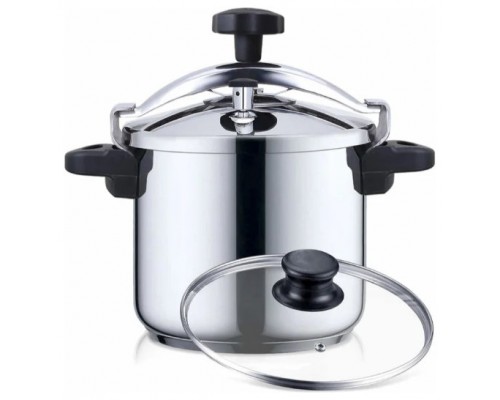 OLLA INOX PLUS + VALVULA ROTATIVA 10L HAEGER (Espera 4 dias)