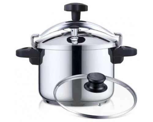 OLLA INOX PLUS + VALVULA ROTATIVA 6L HAEGER (Espera 4 dias)