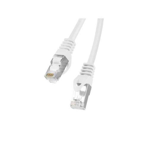 CABLE RED LANBERG LATIGUILLO CAT.6 FTP 1M BLANCO FLUKE PASSED