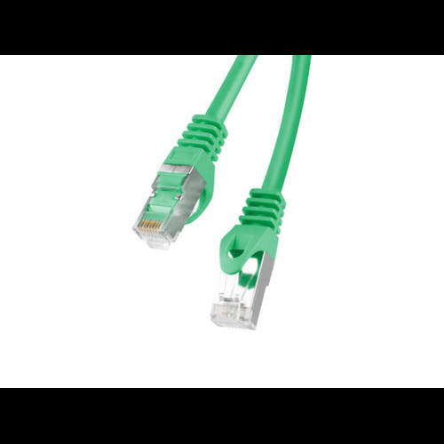 CABLE RED LANBERG LATIGUILLO CAT.6 FTP 20M VERDE FLUKE PASSED