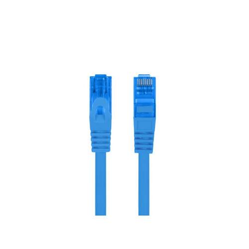 CABLE RED LANBERG LATIGUILLO CAT.6A S/FTP LSZH CCA 1.5M AZUL FLUKE PASSED