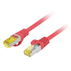 CABLE RED LANBERG LATIGUILLO CAT.6A S/FTP LSZH CU 0.25M ROJO FLUKE PASSED-DI0 CABLE RED LANBERG LATIGUILLO CAT.6A S/FTP LSZH CU 0.25M ROJO FLUKE PASSED