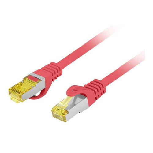CABLE RED LANBERG LATIGUILLO CAT.6A S/FTP LSZH CU 1.5M ROJO FLUKE PASSED