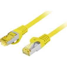 CABLE DE RED LANBERG LATIGUILLO CAT.6A S/FTP LSZH CU 2M AMARILLO FLUKE PASSED-DI1 CABLE DE RED LANBERG LATIGUILLO CAT.6A S/FTP LSZH CU 2M AMARILLO FLUKE PASSED