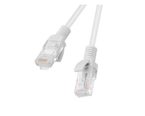 CABLE DE RED LANBERG LATIGUILLO CAT.6 UTP 0.25M GRIS FLUKE PASSED (PACK 10 UDS)