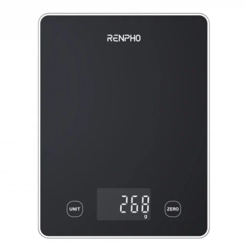 RENPHO CALIBRA 1L - SMART NUTRITION SCALE - BLE - 3AAA - BLACK GLASS (UP TO 22LB/10KG)-MR2 RENPHO CALIBRA 1L - SMART NUTRITION SCALE - BLE - 3AAA - BLACK GLASS (UP TO 22LB/10KG)