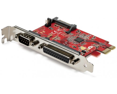 STARTECH TARJETA PCIE SERIE DB9 RS232 Y PARALELO