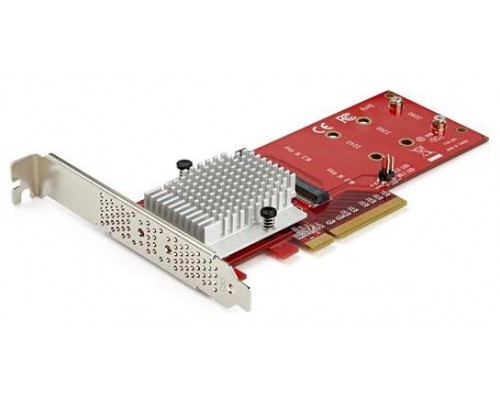 STARTECH ADAPTADOR PCIE X8 DE 2 SSD M.2