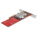 STARTECH ADAPTADOR PCIE X8 DE 2 SSD M.2