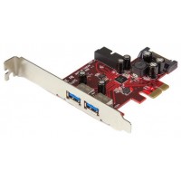 Tarjeta adaptador pci express startech pexusb3s2ei