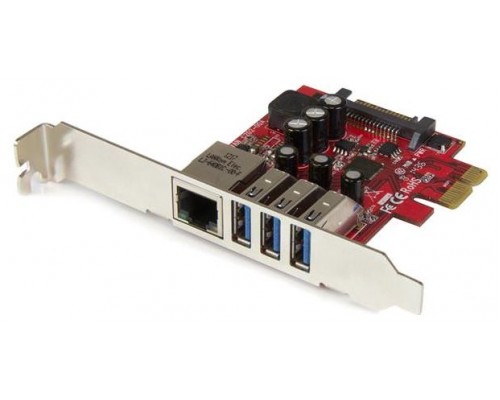STARTECH TARJETA PCI-E HUB USB 3.0 COMBO RED