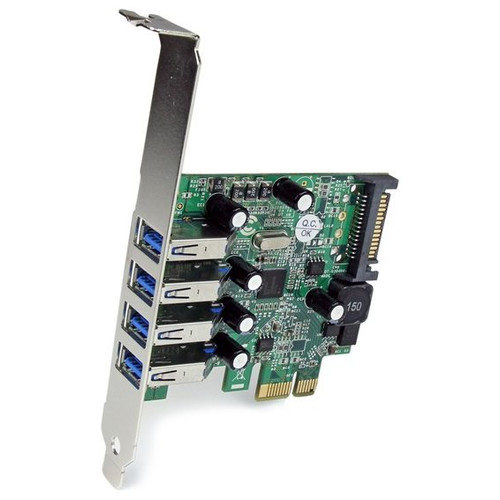 Tarjeta puertos pci express startech pexusb3s4v