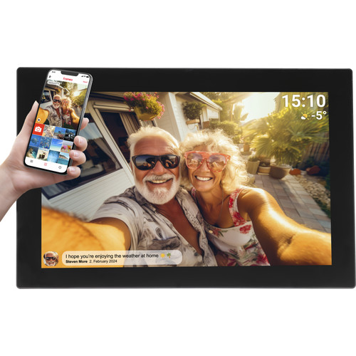 Denver PFF-1037 10,1"" digitaler Bilderrahmen schwarz marco fotográfico digital Negro 65 cm (25.6") Pantalla táctil Wifi-DI18 Denver PFF-1037 10,1"" digitaler Bilderrahmen schwarz marco fotográfico digital Negro 65 cm (25.6") Pantalla táctil Wifi