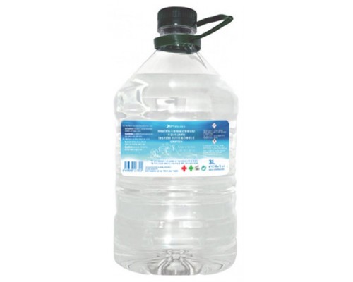 Solución hidroalcohólica de tres litros