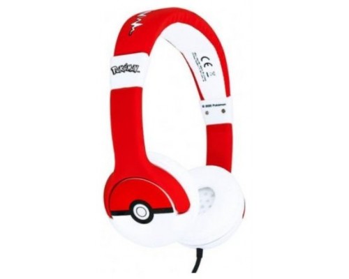 AURICULARES KIDS CORE POKEBALL OTL TECHNOLOGIES REDSTRING PK0516