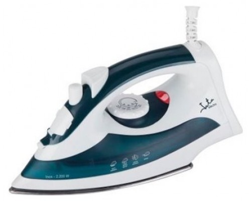 JATA STEAM IRON STAINLESS STELL SOLEPLATE VERTICAL STEAM 20-25G/MIN  2200W BLUE-WHITE PL120
