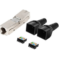 CONECTOR LANBERG ADAPTADOR 2X RJ45 CAT6 FTP PLUG 8P8C TOOL-LESS-2DI CONECTOR LANBERG ADAPTADOR 2X RJ45 CAT6 FTP PLUG 8P8C TOOL-LESS