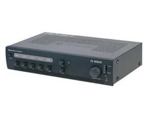 BOSCH PLE-1ME060-EU AMPLIFICADOR MEZCLADOR DE 60 W CON 4 MICRÓFONOS Y ENTRADA DE MÚSICA AMBIENTAL.