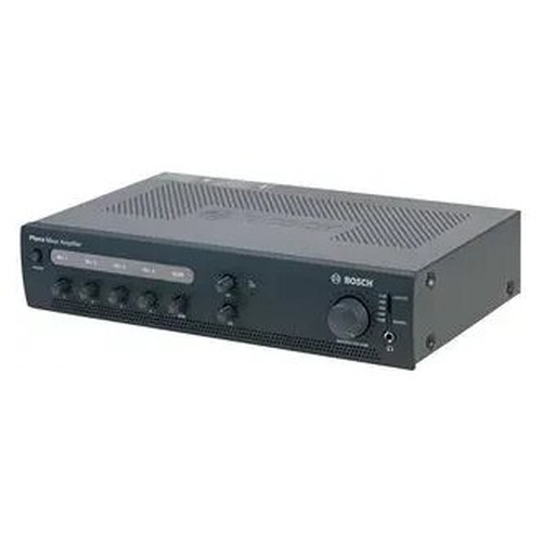 BOSCH PLE-1ME060-EU AMPLIFICADOR MEZCLADOR DE 60 W CON 4 MICR&Oacute;FONOS Y ENTRADA DE M&Uacute;SICA AMBIENTAL.