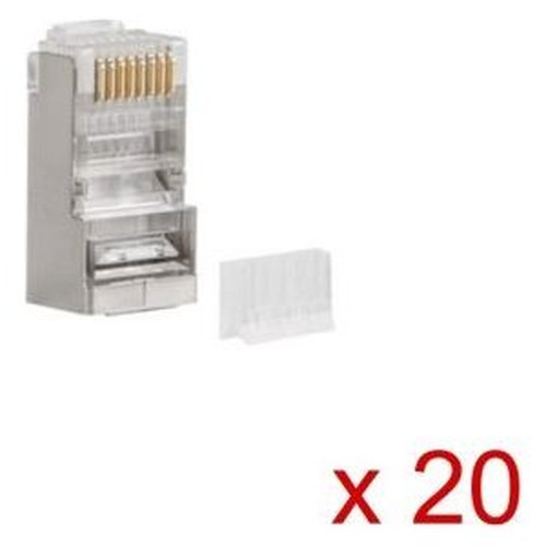 Conector lanberg cat6 ftp 8p8c pack-MR1 Conector lanberg cat6 ftp 8p8c pack