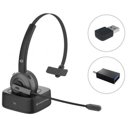 Auricular conceptronic bluetooth polona03bda con base