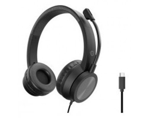 Auriculares conceptronic polona05bc usb - c negro