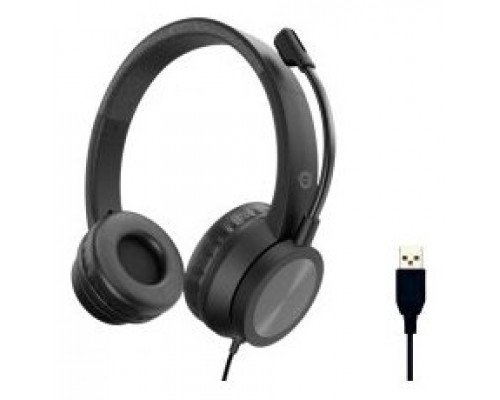 Auriculares conceptronic polona05b usb negro